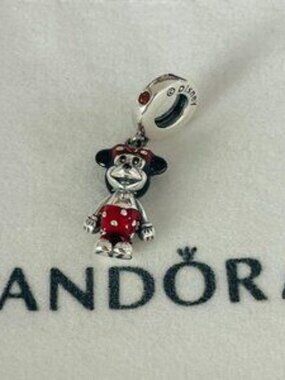 Authentic Pandora Minnie Mouse Dangle Charm